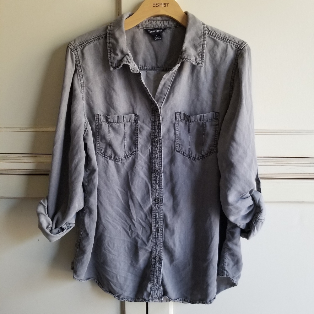 EUC- Terre Bleue Button Up